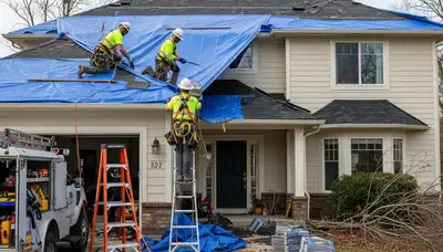 Storm damage tree removal service in Aurora, CO for fallen limbs and hazardous trees
