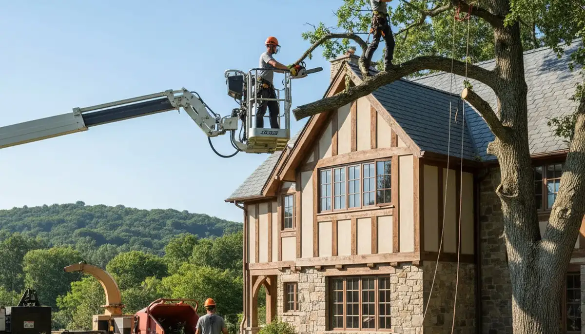 Tree service crew providing professional tree removal in Aurora, CO