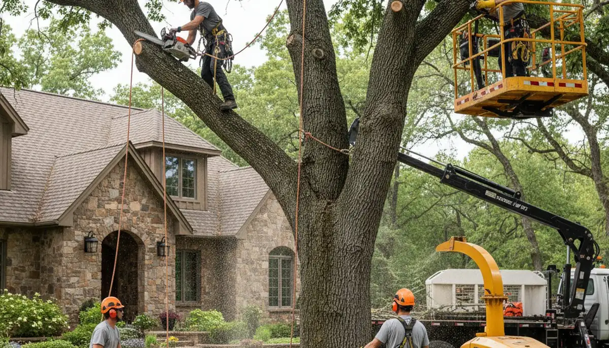 Tree service crew providing expert tree removal in Aurora, CO