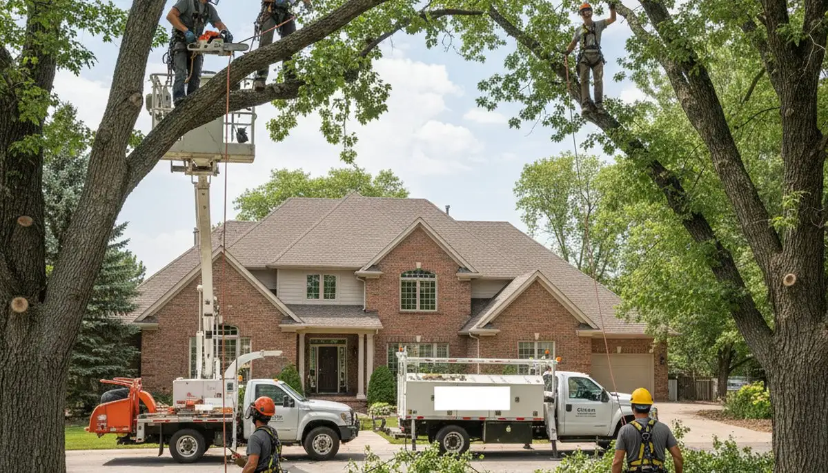 Tree service crew in Aurora, CO providing professional tree removal and arbor care